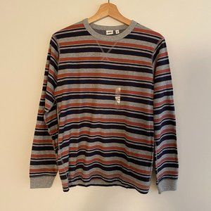 Uniqlo long sleeve striped shirt nwt size small